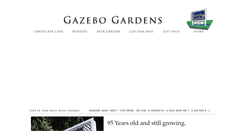 Desktop Screenshot of gazebogardens1922.com